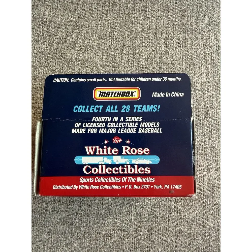 1993 Matchbox NY Yankees White Rose MLB Collectible Limited Edition Van Truck